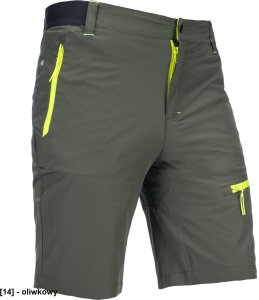 CERVA L-SURE ELIAS - Krótkie spodnie stretch ochronne do pasa szorty w stylu outdooro wykonane bardzo cienkiego elastyczne wstawkami w pasie dwie duże kieszenie L-SURE ELIAS M 2