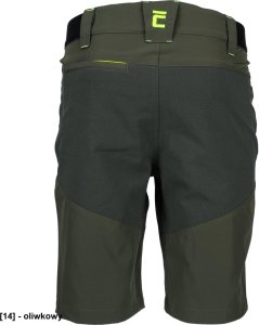 CERVA L-SURE ELIAS - Krótkie spodnie stretch ochronne do pasa szorty w stylu outdooro wykonane bardzo cienkiego elastyczne wstawkami w pasie dwie duże kieszenie L-SURE ELIAS 3XL 4