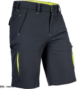 CERVA L-SURE DAWSON - Wygodne męskie szorty materiał typu stretch elementy odblaskowe i Hi-vis wiele kieszeni M 2