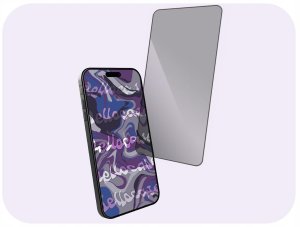 moVear Szkło Hartowane Do Apple iPhone 17 Pro Max Antispy 9H 2
