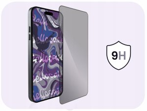 moVear Szkło Hartowane Do Apple iPhone 17 Pro Max Antispy 9H 9