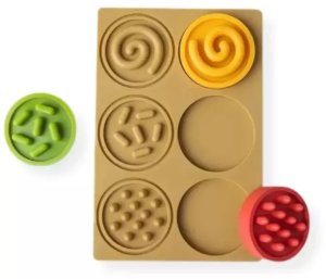 MomsCare Sensoryczna tęcza - zestaw puzzli sensorycznych - dotyk, kształt - 45 el. 1+ 11