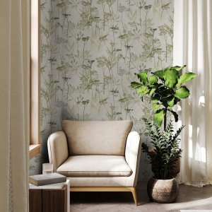 Boldwood Books Ltd WALLPAPER 125058 SOLSTICE SAGE GREEN 3