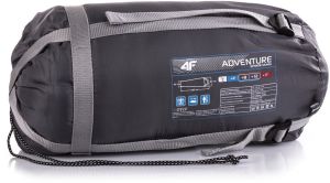 4f Śpiwór mumia Adventure 4F czarny Lewy - 2000011047948 10