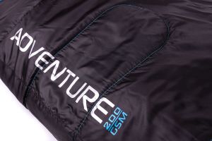 4f Śpiwór mumia Adventure 4F czarny Lewy - 2000011047948 6