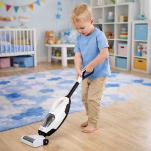 LeanToys Odkurzacz Dla Dzieci Zabawkowy Pionowy Ręczny 2w1 Funkcja Ssania Dźwięki 3
