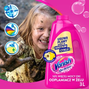 Vanish Vanish Oxi Action Pink Odplamiacz W Żelu 3l 11