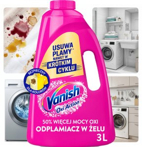 Vanish Vanish Oxi Action Pink Odplamiacz W Żelu 3l 2