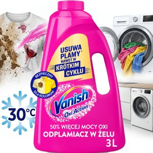 Vanish Vanish Oxi Action Pink Odplamiacz W Żelu 3l 3