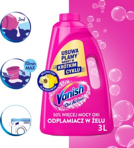 Vanish Vanish Oxi Action Pink Odplamiacz W Żelu 3l 5