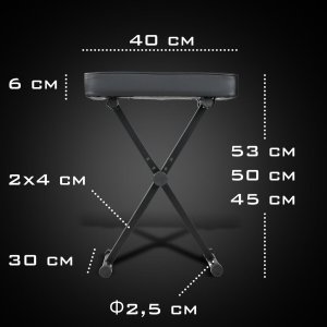 Suprimo SUPRIMO XC ława do pianina siedzisko krzesło tabor 6