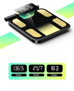 Waga łazienkowa Herdegen RunSTAR Smart waga analityczna 8 elektrod BIA 28 parametrów BMI 180kg 2