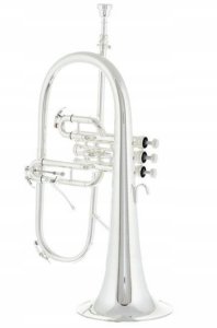 Krups FH-1000S Flugelhorn posrebrzany z futerałem otwór 10.50 mm 2