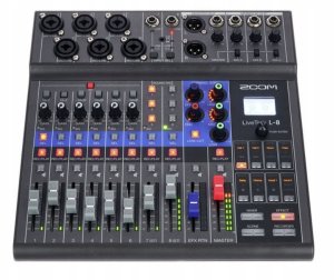 Zoom Zoom LiveTrak L-8 Mikser podcastowy 8ch interfejs USB rejestrator 2