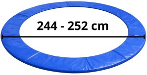 Lean Osłona Sprężyn Do Trampoliny LEAN SPRING PAD Niebieska 244-252 CM 8FT EDUKAMP 6