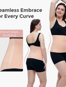 Momcozy ErgoWrap Belly Band (M) | Pas poporodowy | Cielisty (RB001-SKS00M-A) 2
