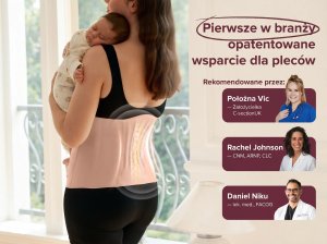 Momcozy ErgoWrap Belly Band (M) | Pas poporodowy | Cielisty (RB001-SKS00M-A) 3