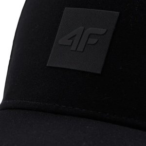 4f Czapka z daszkiem 4F U554 czarna 4FWSS26ACABU554 20S L/XL 3