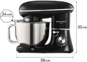 Robot planetarny Mozano Kitchen Machine Czarny 11