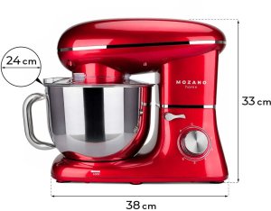 Robot planetarny Mozano Kitchen Machine Czerwony 10