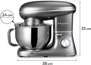 Robot planetarny Mozano Kitchen Machine Szary 9
