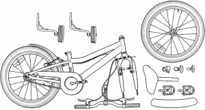 vidaXL vidaXL Rower Dziecięcy 12 Cali dla dzieci w wieku 2-4 lata 8