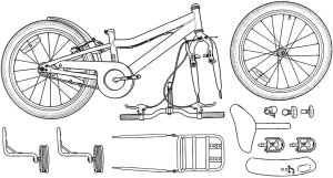 vidaXL vidaXL Rower Dziecięcy 12 Cali dla dzieci w wieku 2-4 lata 8