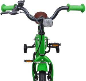 vidaXL vidaXL Rower Dziecięcy 12 Cali dla dzieci w wieku 2-4 lata zielony 5
