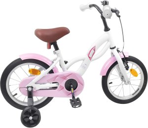 vidaXL vidaXL Rower Dziecięcy 16 Cali dla dzieci w wieku 4-6 lat Biały 3