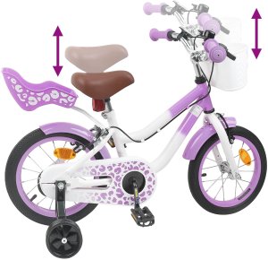 vidaXL vidaXL Rower Dziecięcy 16 Cali dla dzieci w wieku 4-6 lat Fioletowy 7