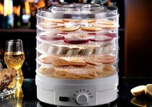 Suszarka ExtraLink Extralink Home | Suszarka do grzybów owoców warzyw ziół | 500W + 5 sit 27cm, biała 2