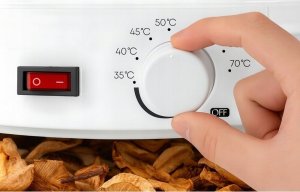 Suszarka ExtraLink Extralink Home | Suszarka do grzybów owoców warzyw ziół | 500W + 5 sit 27cm, biała 3