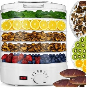 Suszarka ExtraLink Extralink Home | Suszarka do grzybów owoców warzyw ziół | 500W + 5 sit 27cm, biała 5