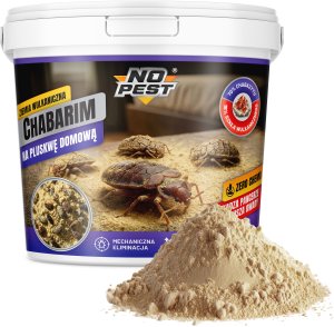NO PEST Ziemia Wulkaniczna Środek Preparat Proszek na Pluskwy Owady Insekty Chabazyt "Chabarim" 500g 4