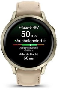 Zegarek sportowy Garmin Garmin Venu 4 3,05 cm (1.2") AMOLED 41 mm Cyfrowy 390 x 390 px Ekran dotykowy Złoto Wi-Fi GPS 2
