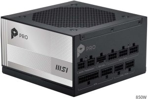 Zasilacz MSI Zasilacz MSI PRO A850PL PCIE5 850W 120mm 80plus Platinum aPFC 2