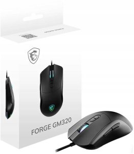 Mysz MSI Forge GM320 Gaming mysz Black USB 5