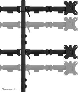 Neomounts Uchwyt biurkowy na 4 monitory 10" - 32" (DS60-600BL2-2) 7