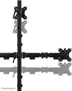 Neomounts Uchwyt biurkowy na 3 monitory 10" - 32" (DS45-600BL2-1) 6