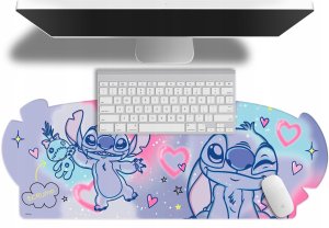 Podkładka KIDS Podkładka Pod Myszkę Mysz Na Biurko Mata Antypoślizgowa 80x35cm Lilo Stitch / St00149 3