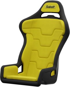 Sabelt Fotel Simracingowy Sabelt SRS-1 z włókna szklanego tapicerowany Żółty (00210-01-01-YEL) 2