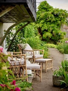 Bloomingville BLOOMINGVILLE Belluce Fotel z podnóżkiem Polyrattan 5