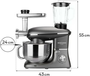 Robot planetarny Mozano Kitchen Assistent Szary 14