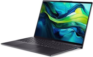 Laptop Acer NotebookACERSwiftSwift 16 AI OLEDCPU Intel Core Ultra 5226V2.1 GHz16 "2880x1800 pixelsRAM 16 GBLPDDR5x-SDRAMSSD 512 GBOn-board g NX.J3ZEL.005 (4711474673978) 4
