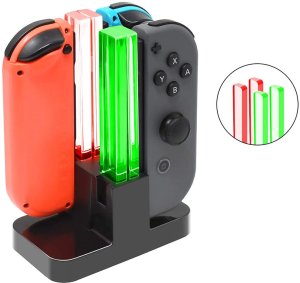 xxxxxxxxxxxxxxxx Verk Group (Verk) Stacja ładująca ładowarka do 4x joy-con nintendo switch podświetlenie led 4