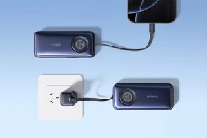 Powerbank Baseus BASEUS Powerbank EnerCore CR11 10000mAh 45W USB-C Wyświetlacz Kabel Czarny 6
