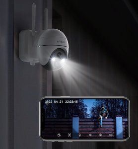 Kamera IP CSL-Computer ieGeek ZS-GX1S Zewnętrzna kamera monitoringowa 2K akumulator zewnętrzny 4