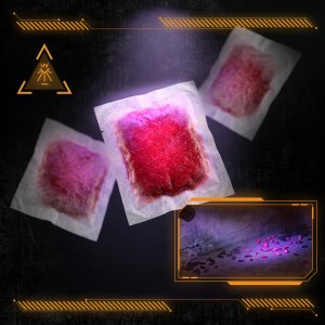 NO PEST Trutka Trucizna Środek Gryzoniobójczy na Szczury Myszy Gryzonie Fluorescencyjna Pasta Czerwona Brodifakum Święcąca UV 150g 6
