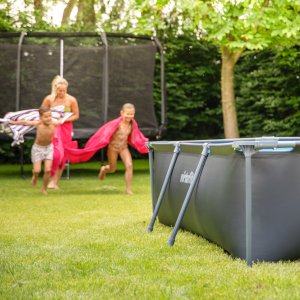 Virtufit VIRTUFIT PROSTOKĄTNY BASEN 300 x 210 CM Z POMPĄ FILTRUJĄCĄ ANTRACYTOWY 6