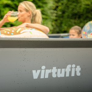 Virtufit VIRTUFIT PROSTOKĄTNY BASEN 260 x 180 CM Z POMPĄ FILTRUJĄCĄ ANTRACYTOWY 5